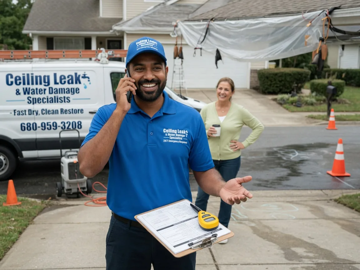 Ceiling Leak Cleanup Grand River, IA FAQs